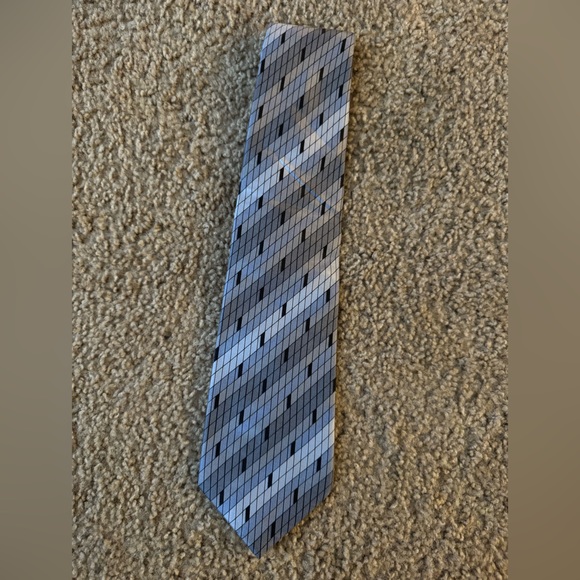 trump arrow Other - Trump x Arrow Gray Diagonal Check Tie